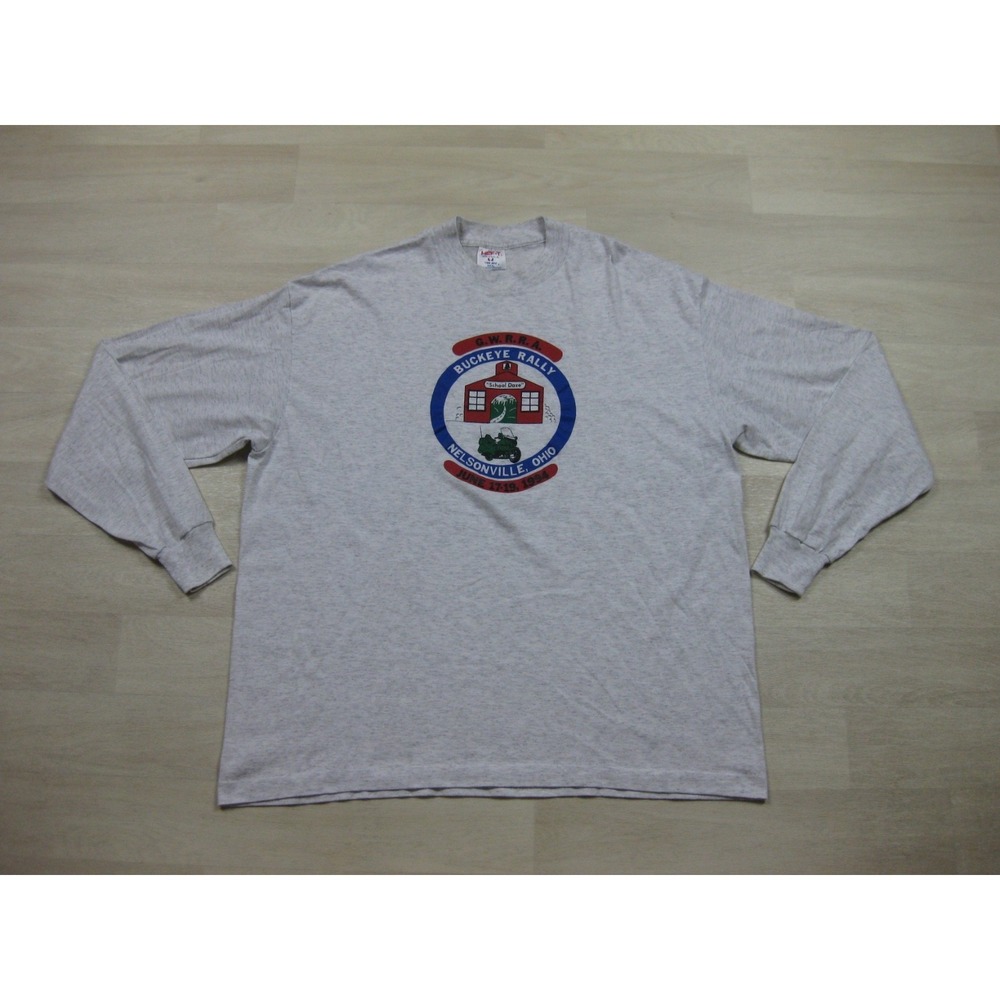 Vintage 90s Ohio Gold Wing Road Riders T-shirt (3X) GWRRA Buckeye Rally 1994 L/S